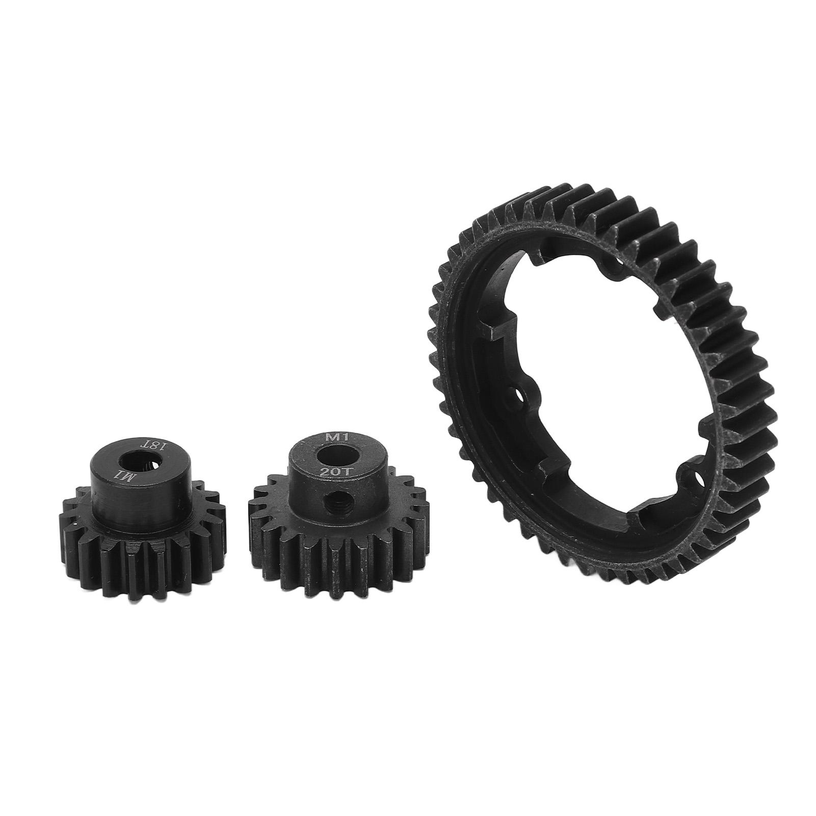 Hard Steel 46T Main Spur Gear M1 18T 20T Pinion for Traxxas XO 1 E REVO 2.0 Remote Control Car
Hard Steel 46T Main Spur Gear M1 18T 20T Pinion for Traxxas XO 1 E REVO 2.0 Remote Control Car