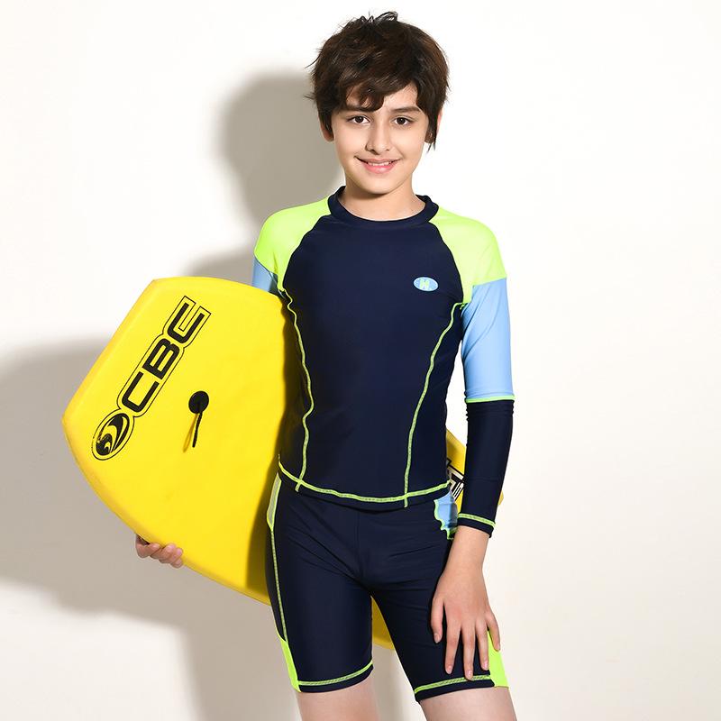 Hai Xi Lan Jing 2022 Boys Long-Sleeve Two-Piece Swimsuit Set for Ages 9-15 2XL синій
Hai Xi Lan Jing 2022 Boys Long-Sleeve Two-Piece Swimsuit Set for Ages 9-15 2XL синій