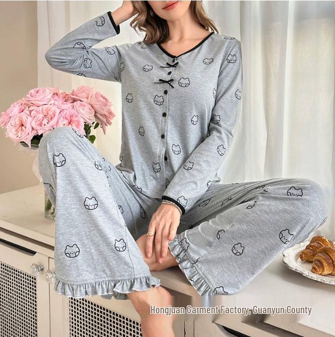 Women s 2026 Hot Style Long Sleeve Pajamas - Cute Print Comfortable Homewear Small серый
Women s 2026 Hot Style Long Sleeve Pajamas - Cute Print Comfortable Homewear Small серый