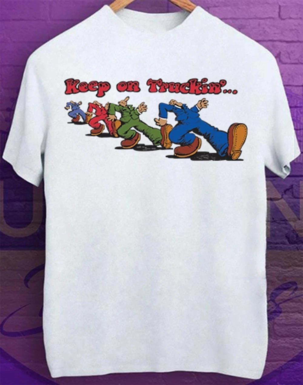 Keep On Truckin Vintage T Shirts WHITE T-Shirts S-3XL M
Keep On Truckin Vintage T Shirts WHITE T-Shirts S-3XL M