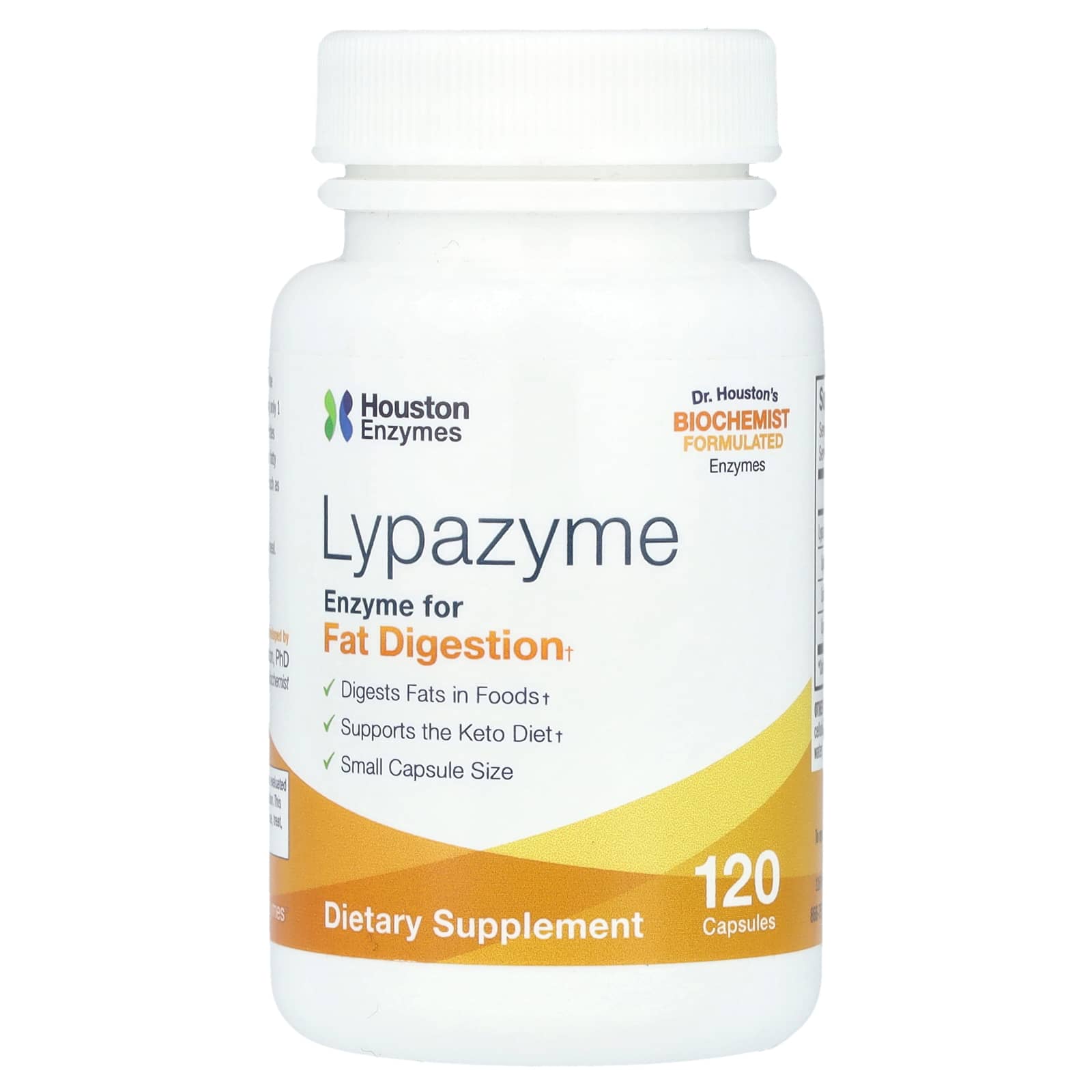 Houston Enzymes, Lypazyme, 120 капсул
Houston Enzymes, Lypazyme, 120 капсул