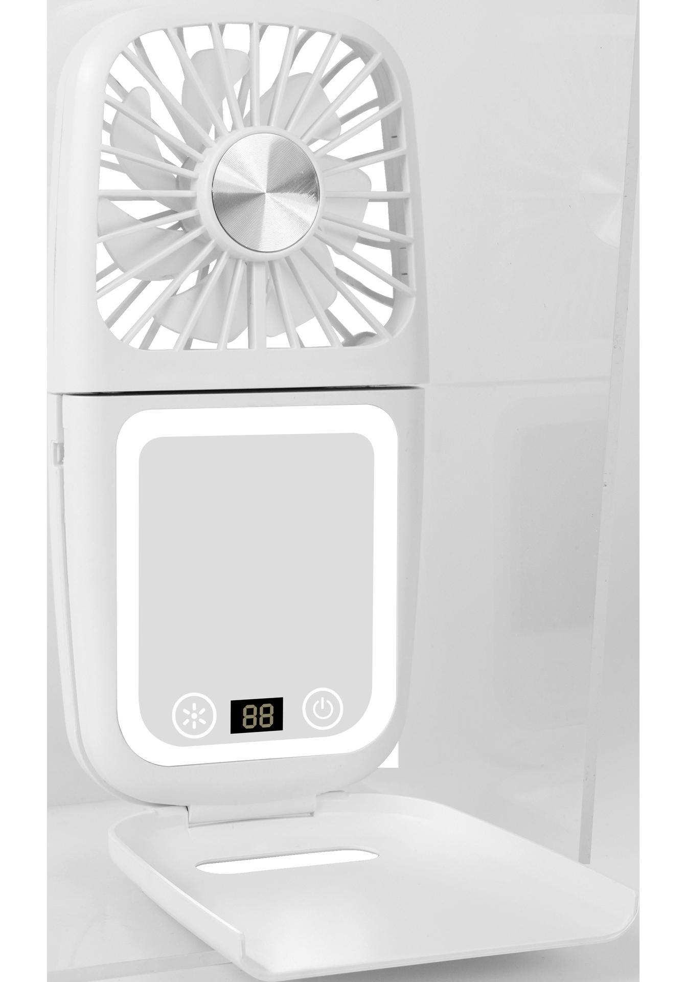 Portable Multifunctional Charging Fan with Phone Holder, Makeup Mirror, and Neck Hanging Option 8.6 x 2.8 x 18 cm
Portable Multifunctional Charging Fan with Phone Holder, Makeup Mirror, and Neck Hanging Option 8.6 x 2.8 x 18 cm