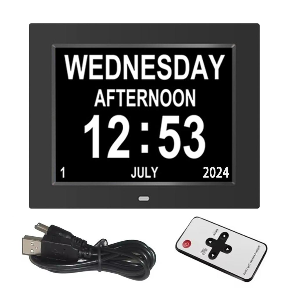 Цифровые часы с большим экраном, светодиодные часы-календарь, электронные часы-будильник с напоминанием и пультом дистанционного управления, напоминание времени для пожилых людей
Цифровые часы с большим экраном, светодиодные часы-календарь, электронные часы-будильник с напоминанием и пультом дистанционного управления, напоминание времени для пожилых людей