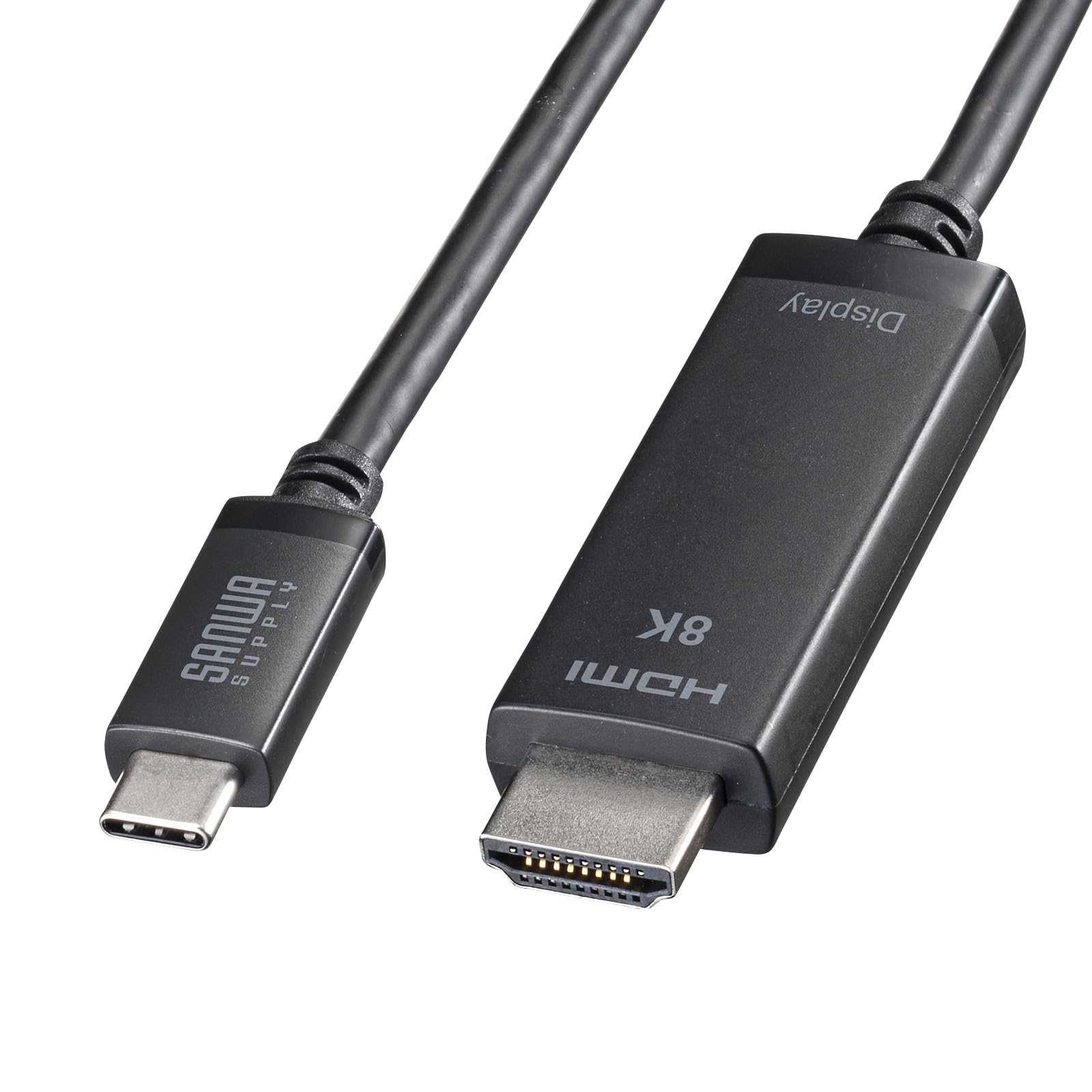 Sanwa Supply TYPE conversion cable 8K compatible C-HDMI (black, 3m) KC-ALCHD8K30 чорний
Sanwa Supply TYPE conversion cable 8K compatible C-HDMI (black, 3m) KC-ALCHD8K30 чорний