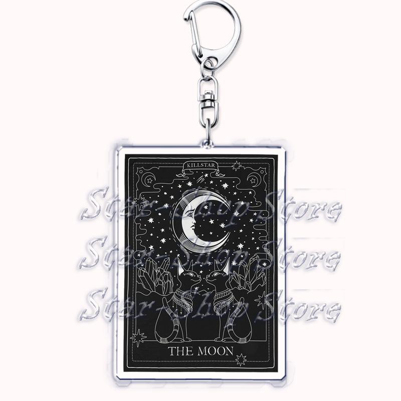 Popular Culture Halloween Tarot Card Keychains for Accessories Moon Luna Death Keyring Jewelry Fans Lovers Friends Reader Gifts
Popular Culture Halloween Tarot Card Keychains for Accessories Moon Luna Death Keyring Jewelry Fans Lovers Friends Reader Gifts