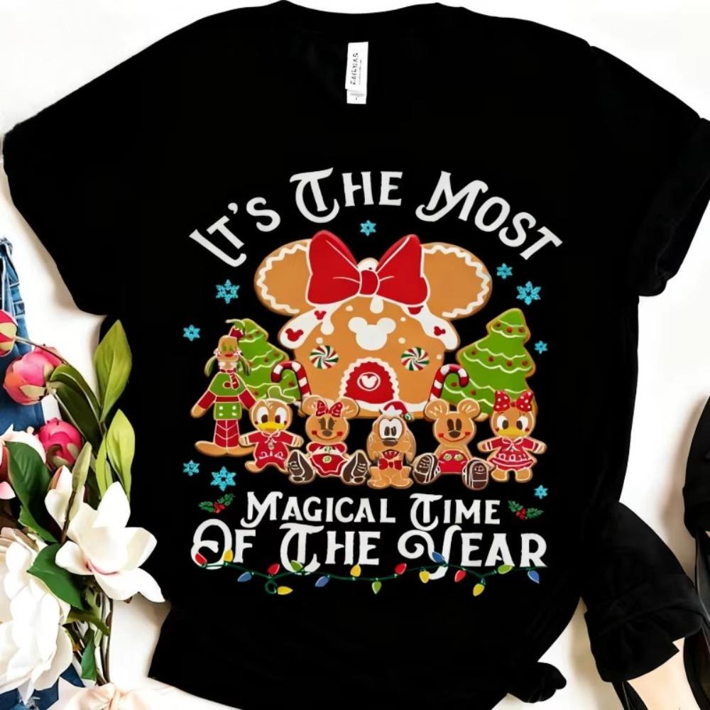 Disney 2025 Christmas Mickey Mouse Summer Tshirt Unisex Women Oversized Casual Loose Unisex Women Short Sleeve Tee Breathable Cotton 3XL
Disney 2025 Christmas Mickey Mouse Summer Tshirt Unisex Women Oversized Casual Loose Unisex Women Short Sleeve Tee Breathable Cotton 3XL