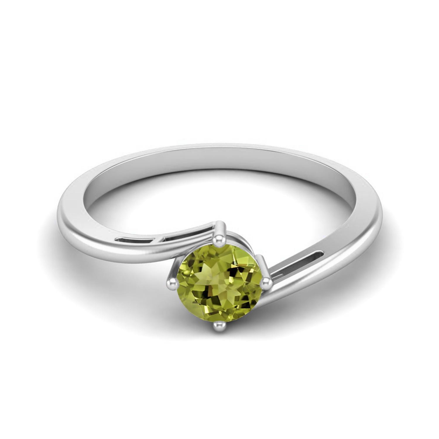 0.50 Ctw Round Peridot 925 Sterling Silver Solitaire Bypass Women Wedding Ring 5 білий
0.50 Ctw Round Peridot 925 Sterling Silver Solitaire Bypass Women Wedding Ring 5 білий