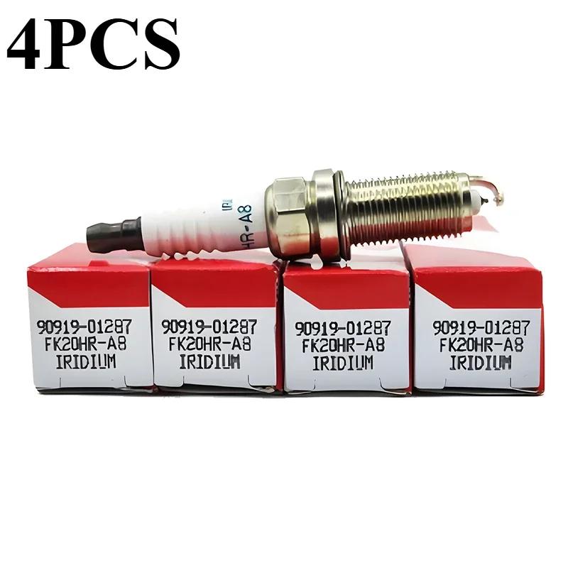 4pcs Iridium Spark Plugs, Model FK20HR - A8 (90919 - 01287, 90919 01287, 9091901287), FK20HRA8 4PCS
4pcs Iridium Spark Plugs, Model FK20HR - A8 (90919 - 01287, 90919 01287, 9091901287), FK20HRA8 4PCS