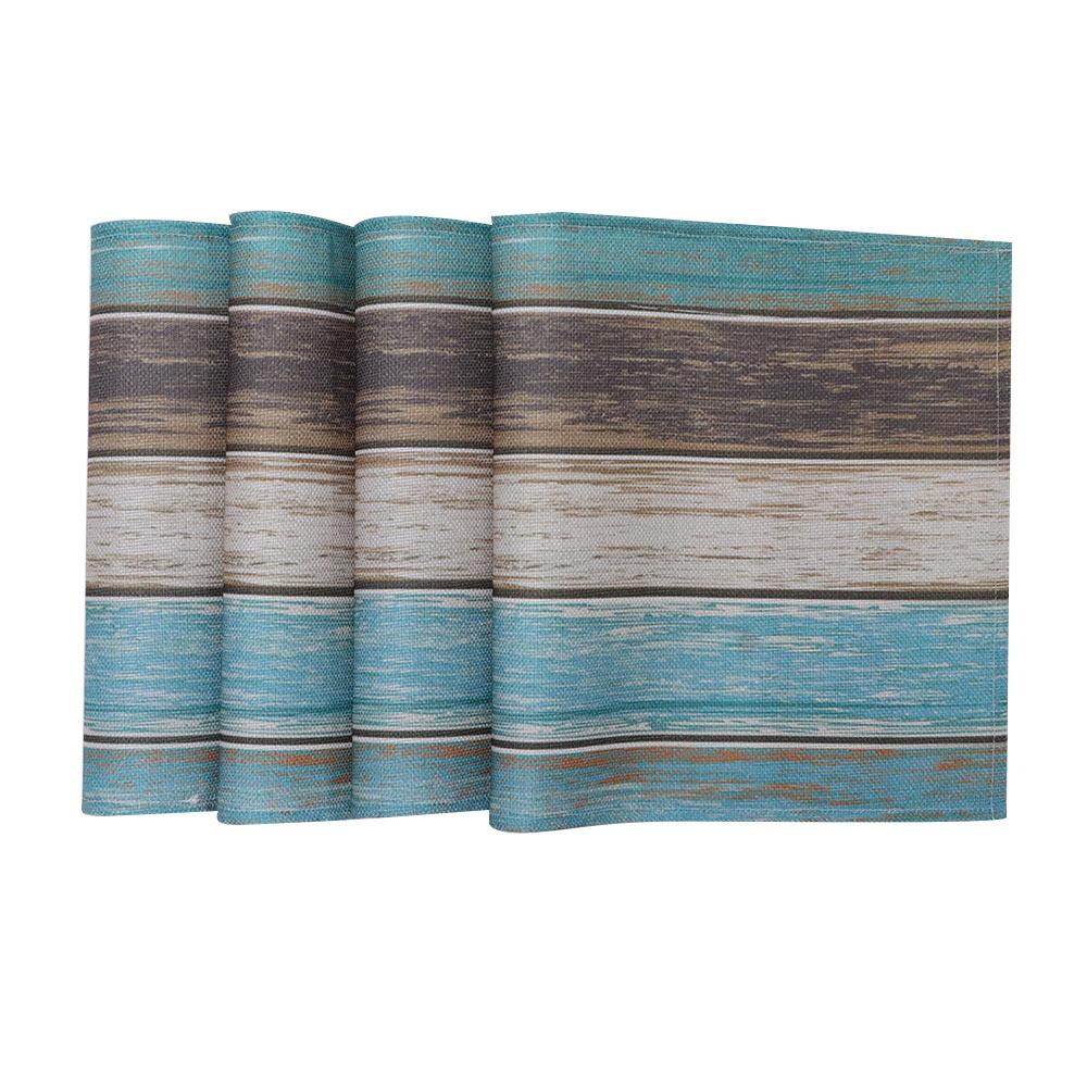 1/4pcs 45*30 CM Washable Placemats Orange/Blue/Brown/Green/Baby Blue Vintage Cloth Placemat Party blue-1pcs
1/4pcs 45*30 CM Washable Placemats Orange/Blue/Brown/Green/Baby Blue Vintage Cloth Placemat Party blue-1pcs