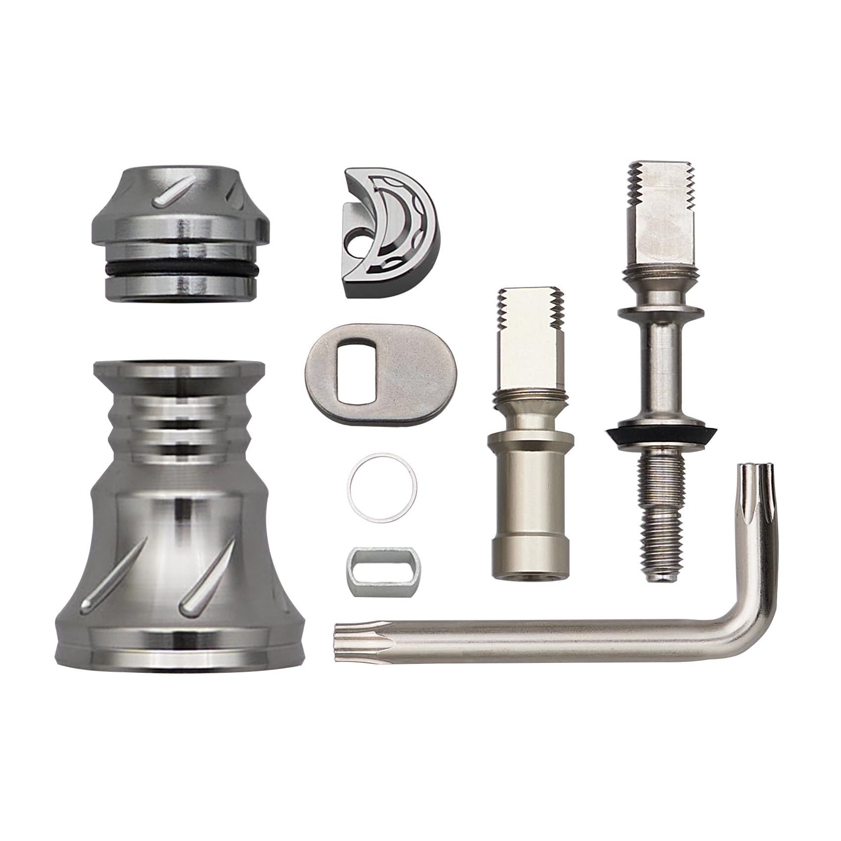 HEIGHTEN Improved Reel Handle Skirt for HEIGHTEN Spinning Reel Handles Type B Variable V3.0 (Gunmetal - - Length) (1029)
HEIGHTEN Improved Reel Handle Skirt for HEIGHTEN Spinning Reel Handles Type B Variable V3.0 (Gunmetal - - Length) (1029)