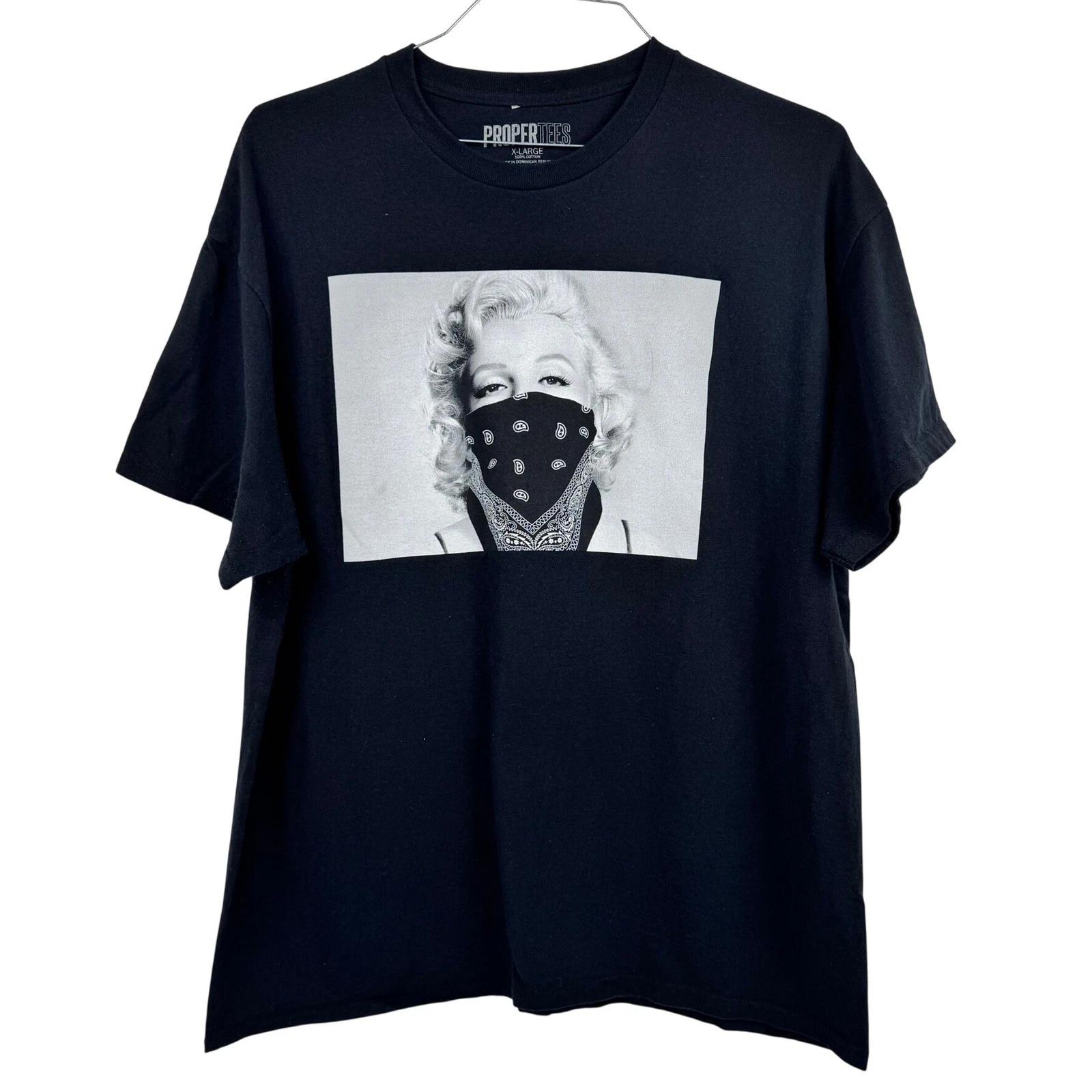 Marilyn Monroe Black Bandana Graphic T-Shirt XL Streetwear Hip Hop Gangster L
Marilyn Monroe Black Bandana Graphic T-Shirt XL Streetwear Hip Hop Gangster L
