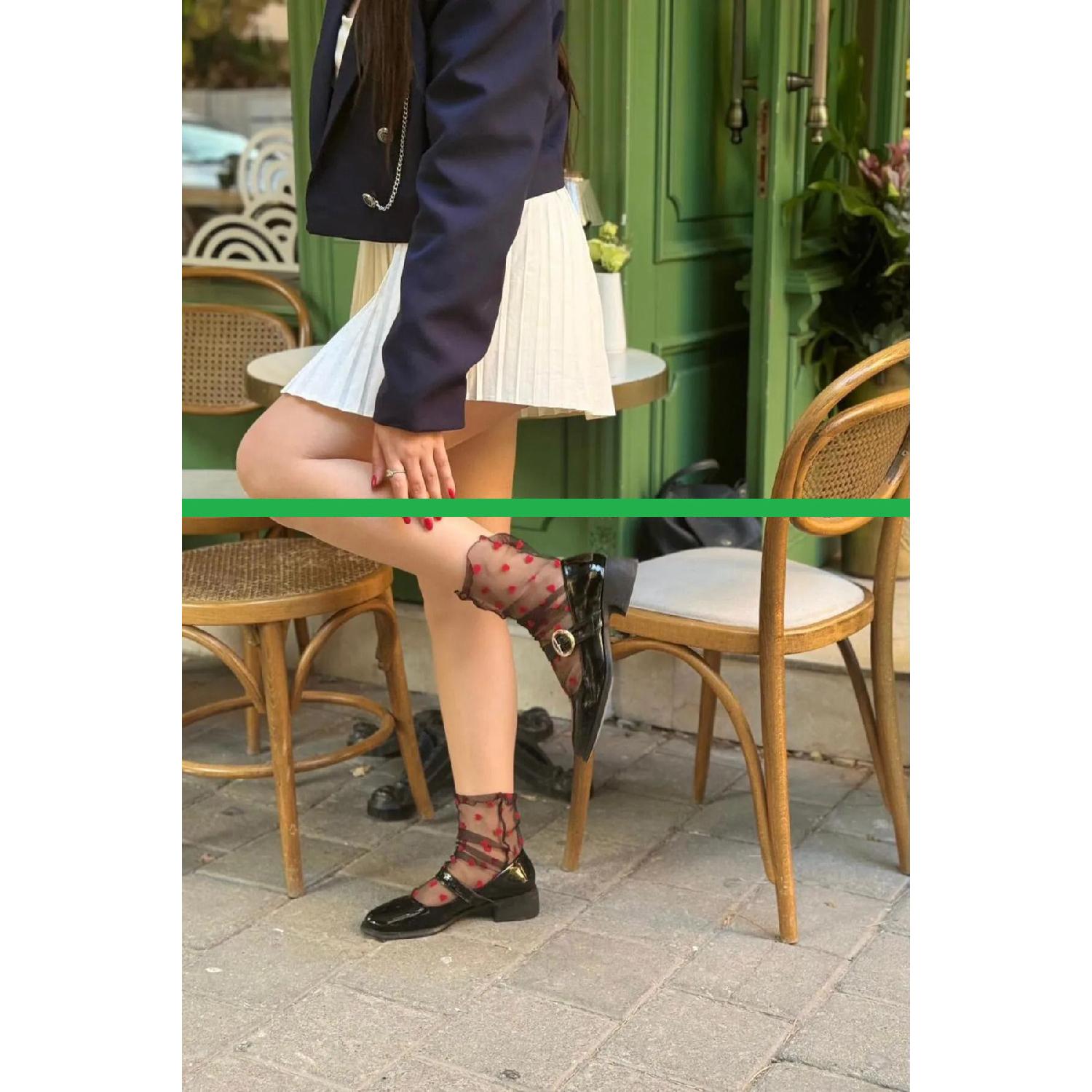 Black Women s Black Patent Leather Mary Jane Ballerina Shoes With Buckle Detail 36 чорний
Black Women s Black Patent Leather Mary Jane Ballerina Shoes With Buckle Detail 36 чорний