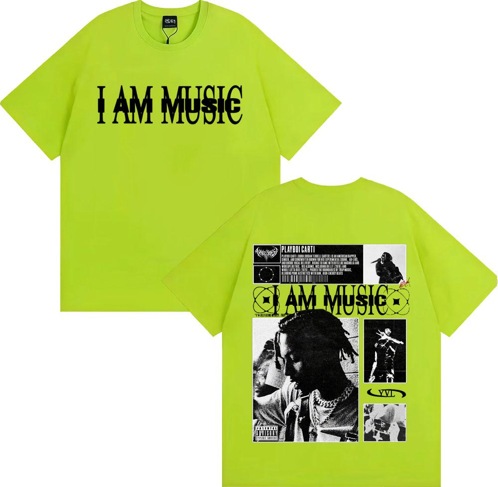 Rapper Playboi Carti I AM MUSIC Album Logo T Shirts for Men Harajuku Hip Hop Vintage T Shirt Casual Comfort 100 Cotton Tshirts 4XL
Rapper Playboi Carti I AM MUSIC Album Logo T Shirts for Men Harajuku Hip Hop Vintage T Shirt Casual Comfort 100 Cotton Tshirts 4XL