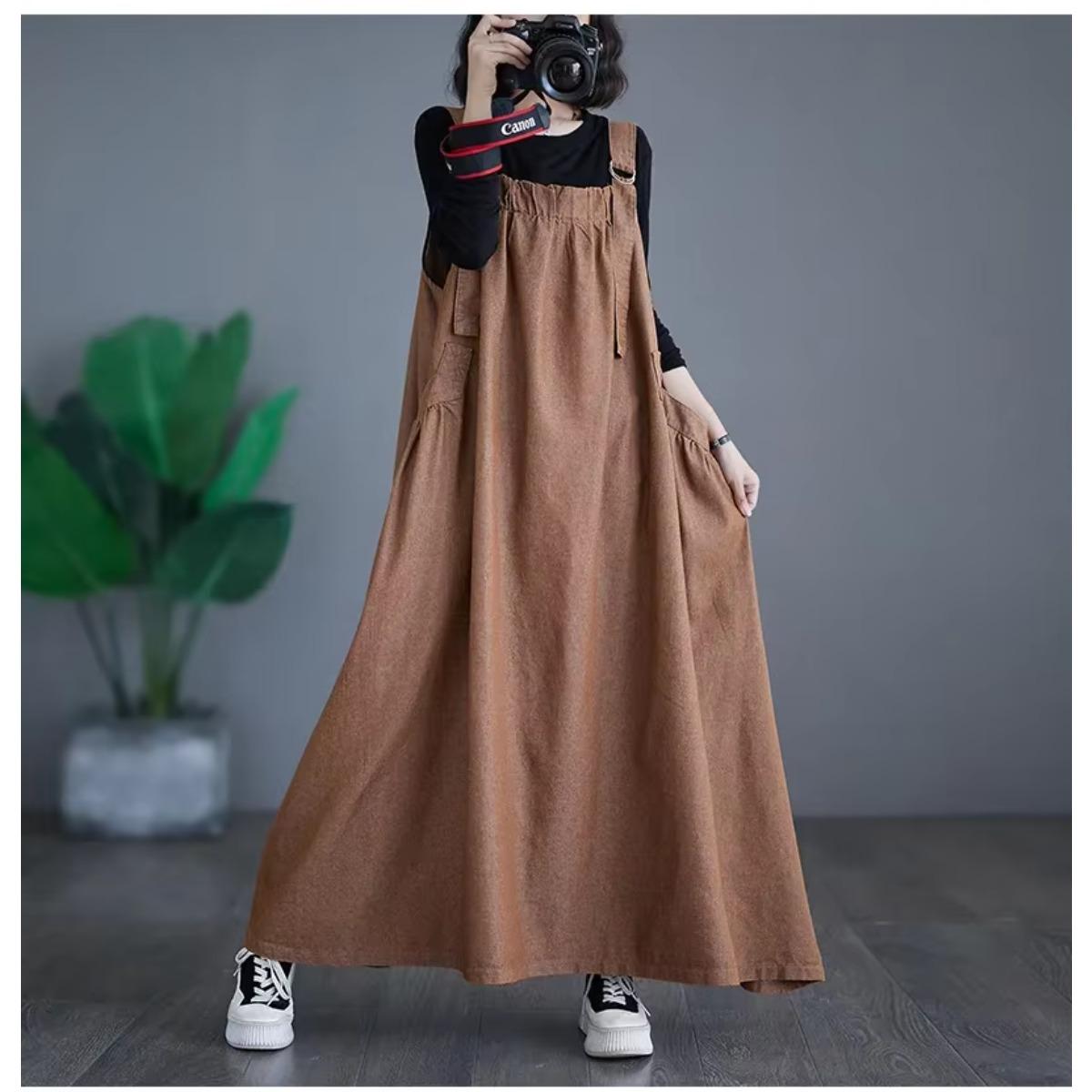 Women s Spring and Summer Mid Length Suspender for Women Loose and Slimming Denim Suspender Big Swing Dress XXL
Women s Spring and Summer Mid Length Suspender for Women Loose and Slimming Denim Suspender Big Swing Dress XXL