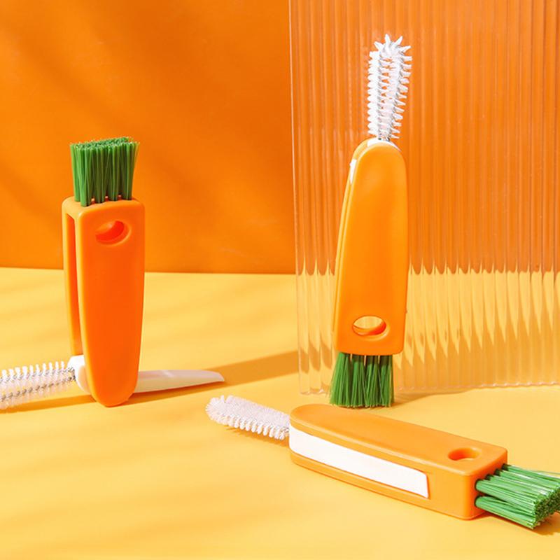 Good Cleaning Brush Multifunctional Cute Mini Baby Bottles Cap Feeding Bottle Brush Bottle Cover Cleaning Small Brush Carrot Grooved Cup Cover Brush
Good Cleaning Brush Multifunctional Cute Mini Baby Bottles Cap Feeding Bottle Brush Bottle Cover Cleaning Small Brush Carrot Grooved Cup Cover Brush