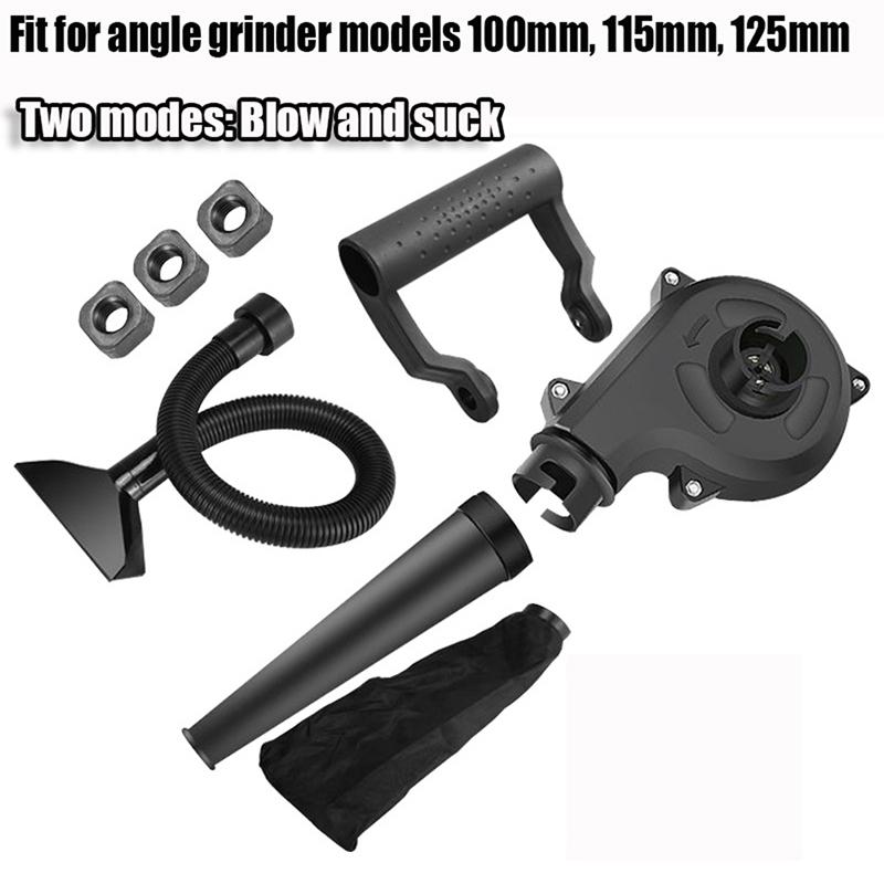 Change Angle Grinder To Wind Blower Powerful Vacuum Cleaner Tool Parts 2-in-1 Modified Hair Dryer Converter Easy Assembly
Change Angle Grinder To Wind Blower Powerful Vacuum Cleaner Tool Parts 2-in-1 Modified Hair Dryer Converter Easy Assembly