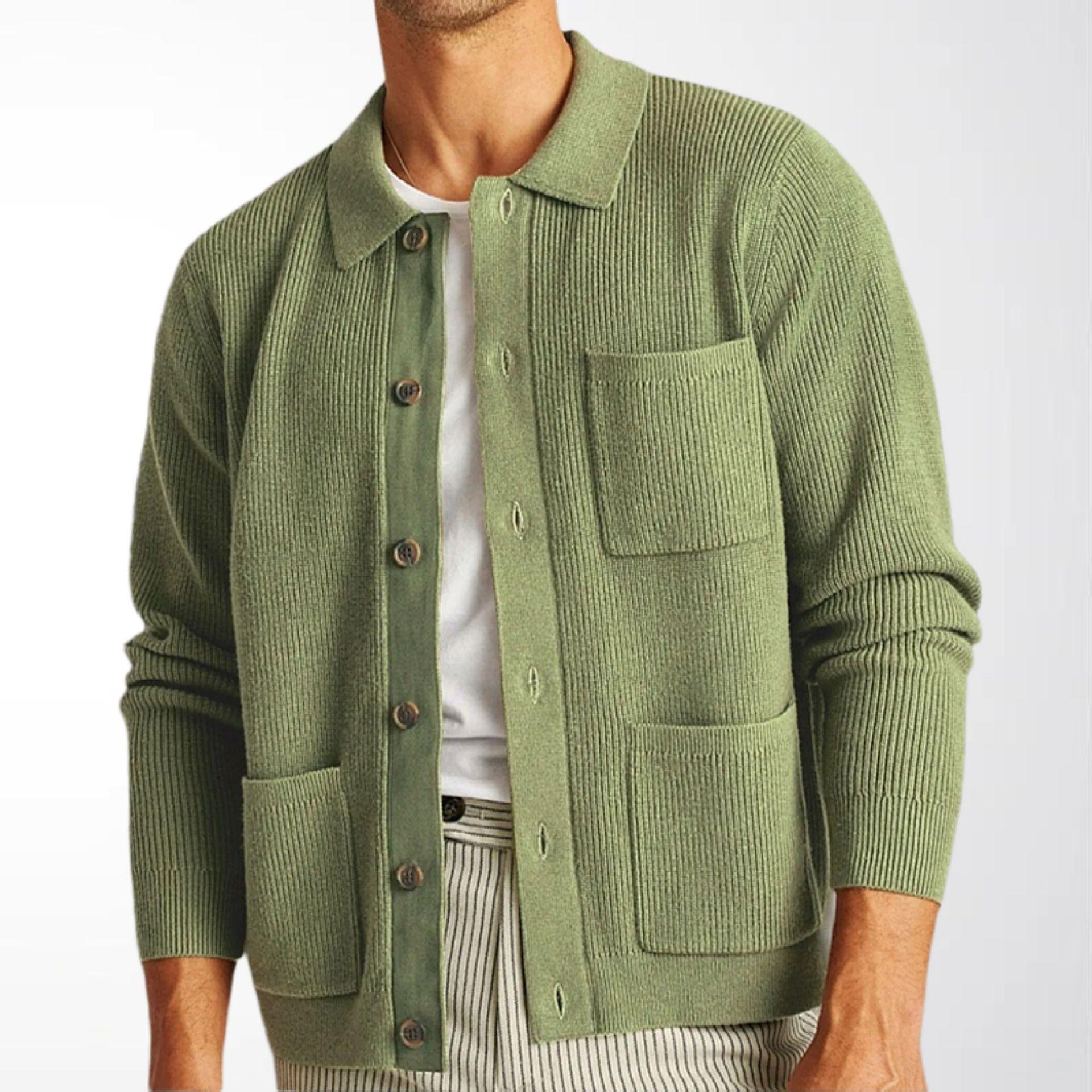 Men s European & American Spring/Autumn High-Density Knit Long Sleeve Sweater Jacket - Style SY0016 XXL зелений
Men s European & American Spring/Autumn High-Density Knit Long Sleeve Sweater Jacket - Style SY0016 XXL зелений