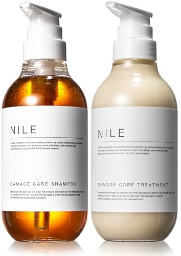 NILE Damage Care Shampoo and Treatment Set, 400ml each (Apple Bloom floral scent)
NILE Damage Care Shampoo and Treatment Set, 400ml each (Apple Bloom floral scent)