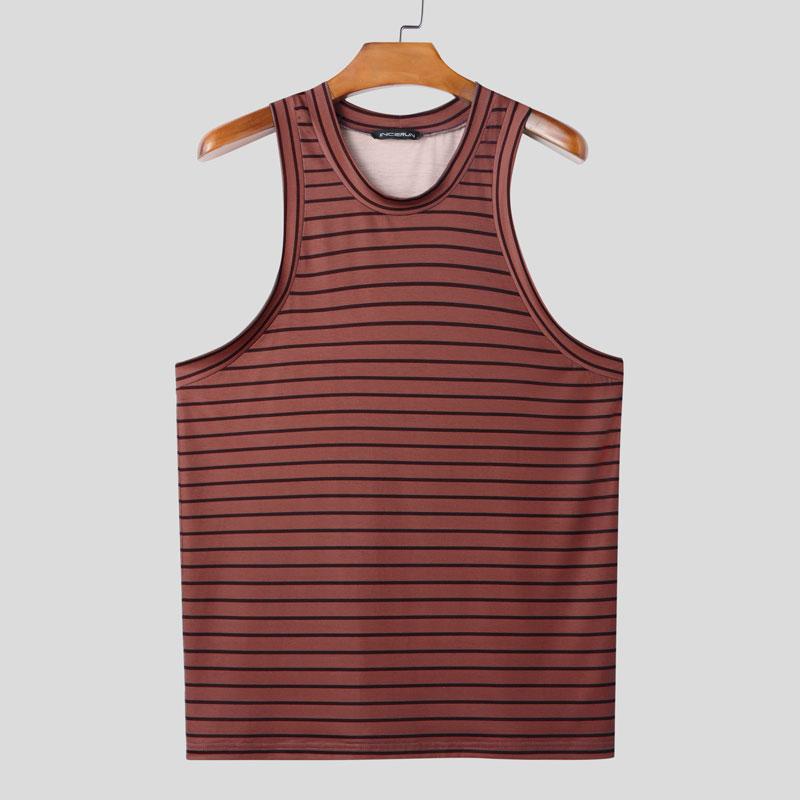 INCERUN Men Sleeveless Striped Print Casual Loose Tank Tops 5XL красный
INCERUN Men Sleeveless Striped Print Casual Loose Tank Tops 5XL красный