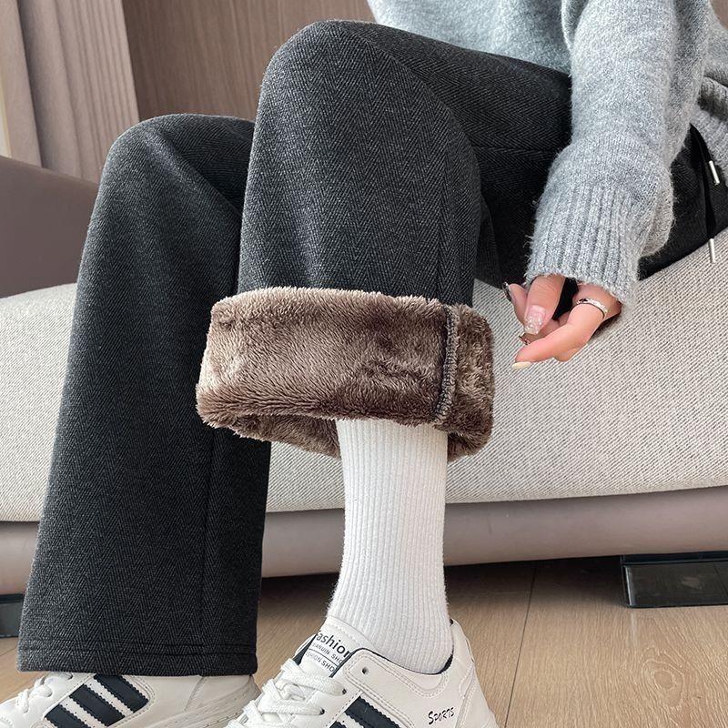 Women s Extra Thick Lambswool Wide-Leg Pants - Winter Warm Velvet-Enhanced, Narrow Straight Leg, Floor-Length. 3XL (135-150 jin)
Women s Extra Thick Lambswool Wide-Leg Pants - Winter Warm Velvet-Enhanced, Narrow Straight Leg, Floor-Length. 3XL (135-150 jin)