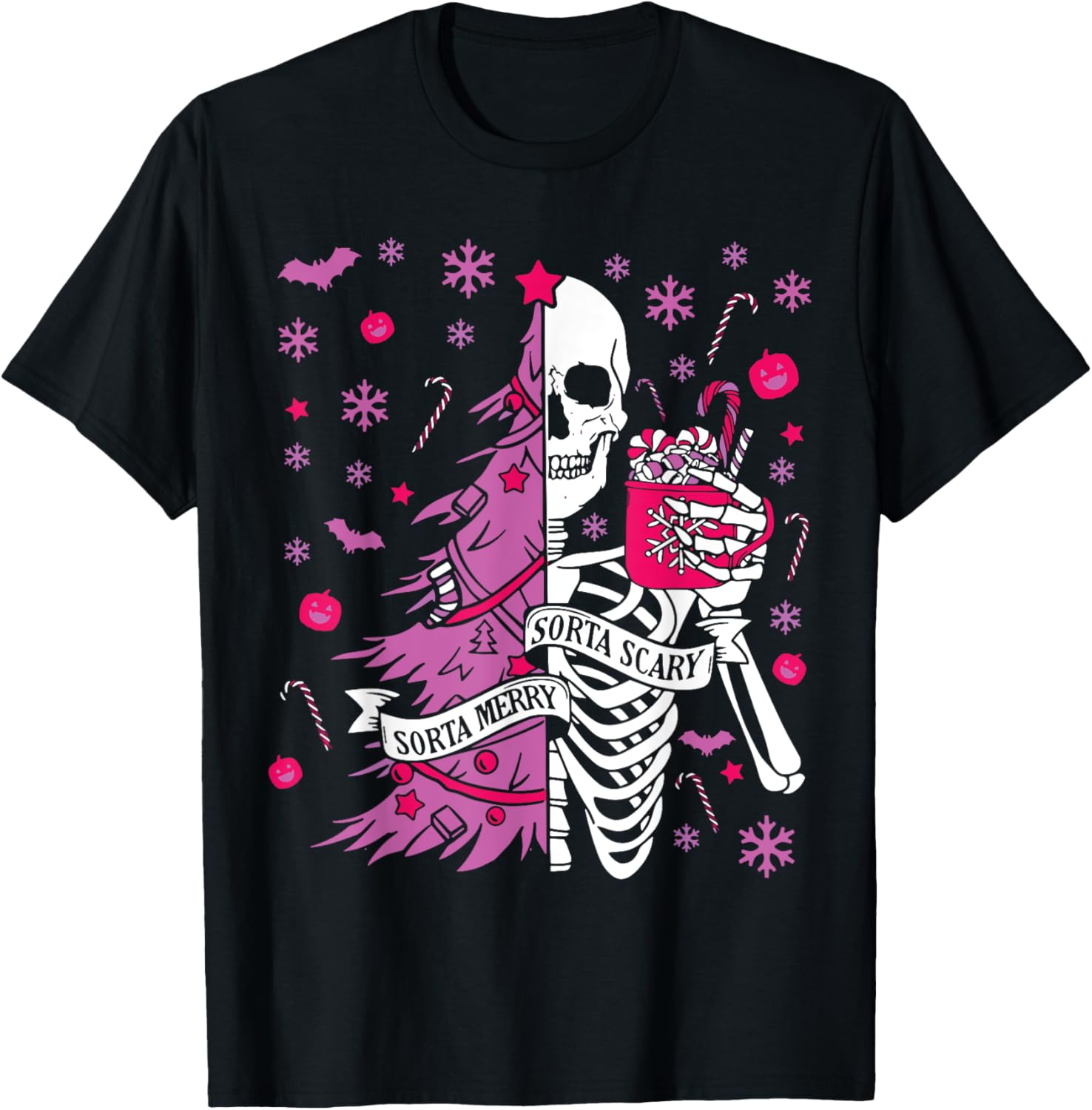 Sorta Merry Sorta Scary Skeleton Christmas Tree Graphic Tee Casual Cotton Short Sleeve T-Shirt for Men 5XL різнокольоровий
Sorta Merry Sorta Scary Skeleton Christmas Tree Graphic Tee Casual Cotton Short Sleeve T-Shirt for Men 5XL різнокольоровий