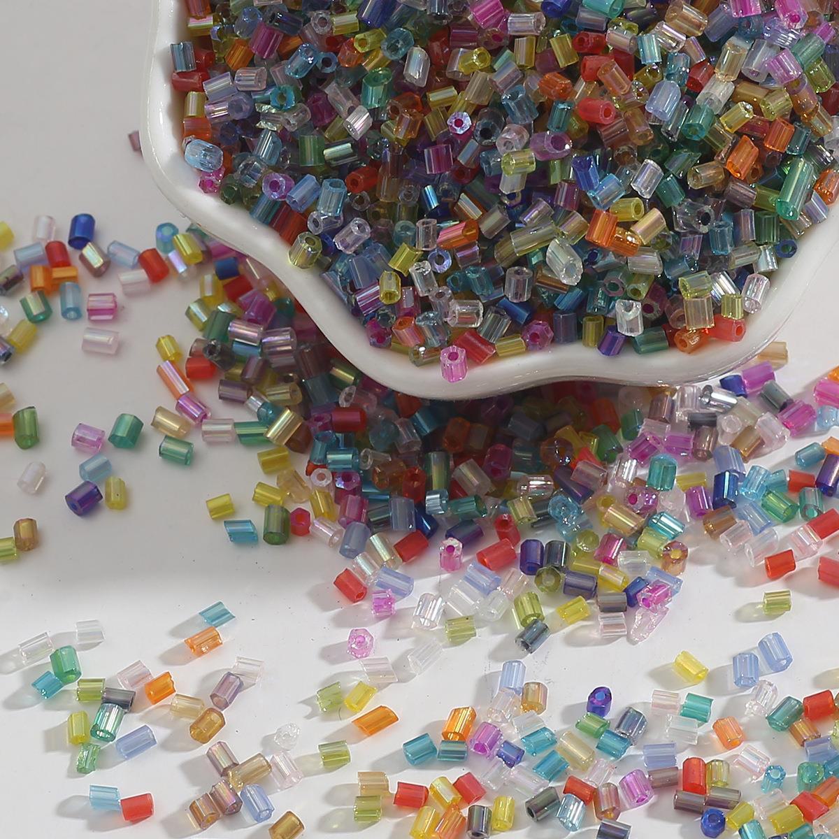 2 мм фантазийные цветные H-образные стеклянные бусины - самодельные цветные рисовые бусины для аксессуаров 2mm 15g/pack about 700 pieces
2 мм фантазийные цветные H-образные стеклянные бусины - самодельные цветные рисовые бусины для аксессуаров 2mm 15g/pack about 700 pieces