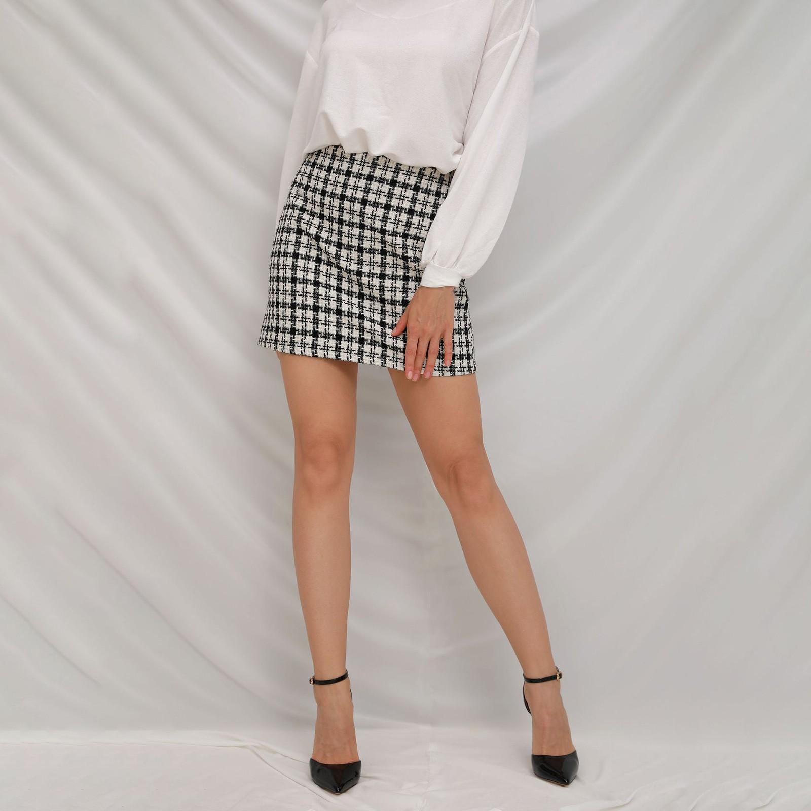Womens High Waist Plaid Skirt Pencil Wool Skirts L чёрный
Womens High Waist Plaid Skirt Pencil Wool Skirts L чёрный