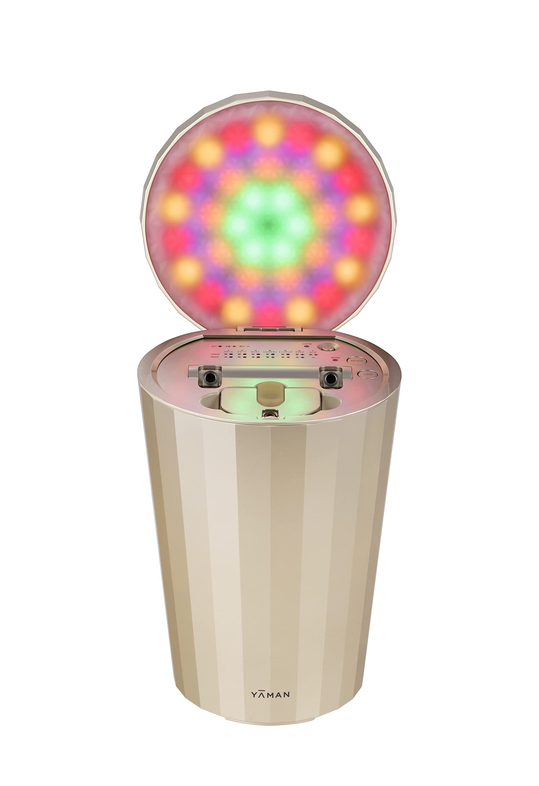 Відпарювач Photo Care Facial Device Face Steamer Beauty LED YJSB0N Champagne Gold YA-MAN
Відпарювач Photo Care Facial Device Face Steamer Beauty LED YJSB0N Champagne Gold YA-MAN