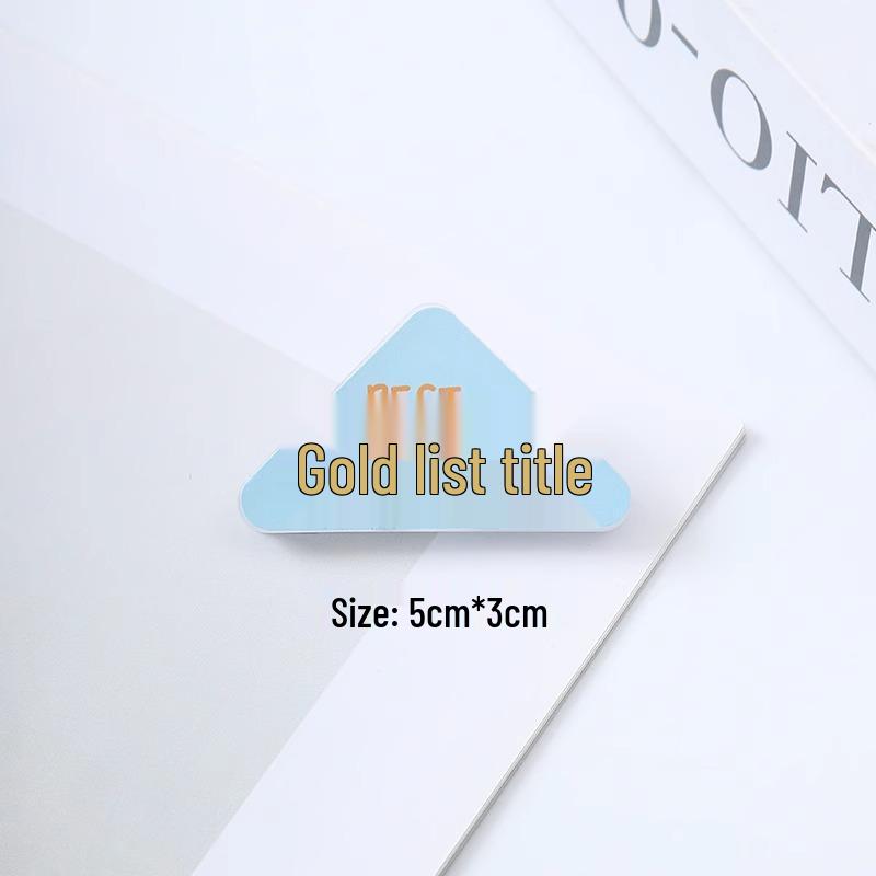 Треугольный зажим для уголка книги - Милый мультяшный органайзер для бумаги и папок
Треугольный зажим для уголка книги - Милый мультяшный органайзер для бумаги и папок