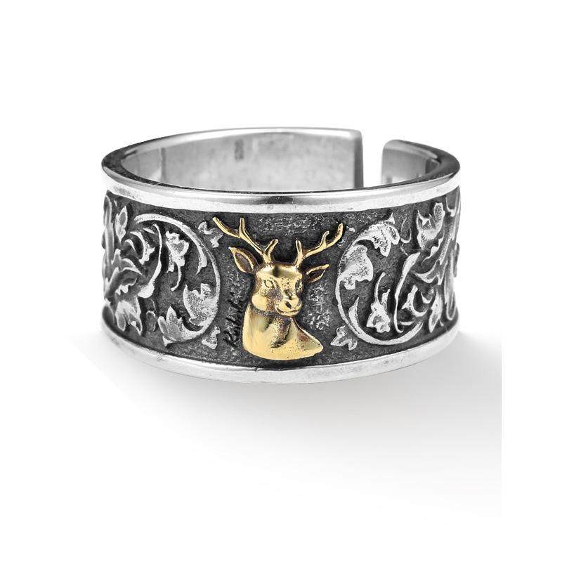 Buyee 925 Sterling Silver Animal Ring Finger Elegant Golden Deer Open Ring for Woman Men Fashion Sweet Fine Jewelry Circle resizable
Buyee 925 Sterling Silver Animal Ring Finger Elegant Golden Deer Open Ring for Woman Men Fashion Sweet Fine Jewelry Circle resizable