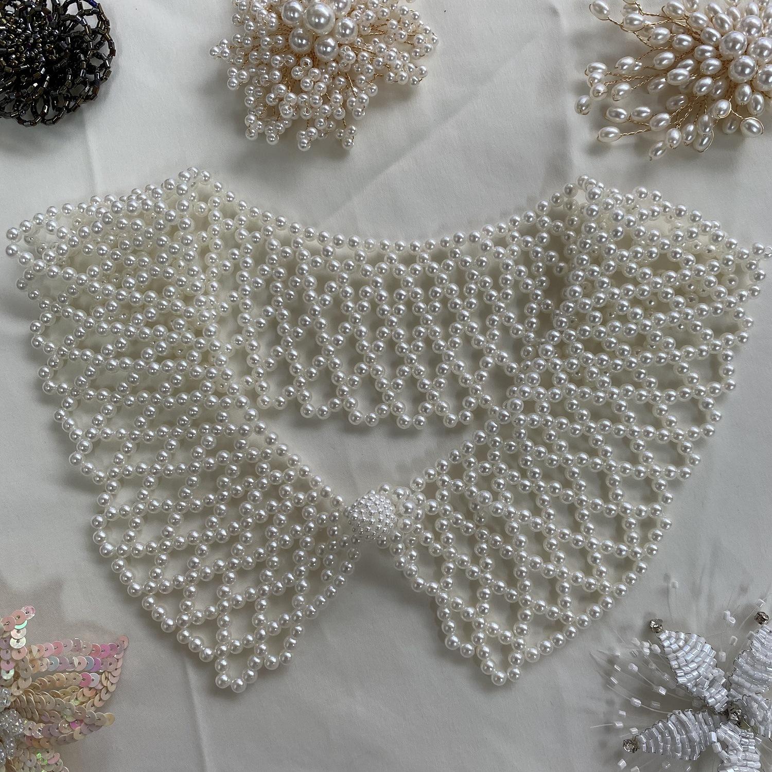 Ожерелье-воротник из искусственного жемчуга ручной работы, винтажные аксессуары для воротников, ошейник из искусственного жемчуга слоновая кость
Ожерелье-воротник из искусственного жемчуга ручной работы, винтажные аксессуары для воротников, ошейник из искусственного жемчуга слоновая кость