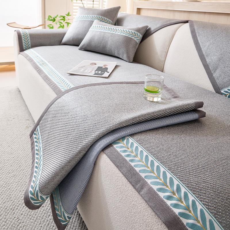 Sofa Cushion, Summer Ice Rattan Mat, Simple Non-Slip Sofa Cover Towel, Summer Ice Silk Straight Row Sofa Seat Cushion 70*70cm
Sofa Cushion, Summer Ice Rattan Mat, Simple Non-Slip Sofa Cover Towel, Summer Ice Silk Straight Row Sofa Seat Cushion 70*70cm