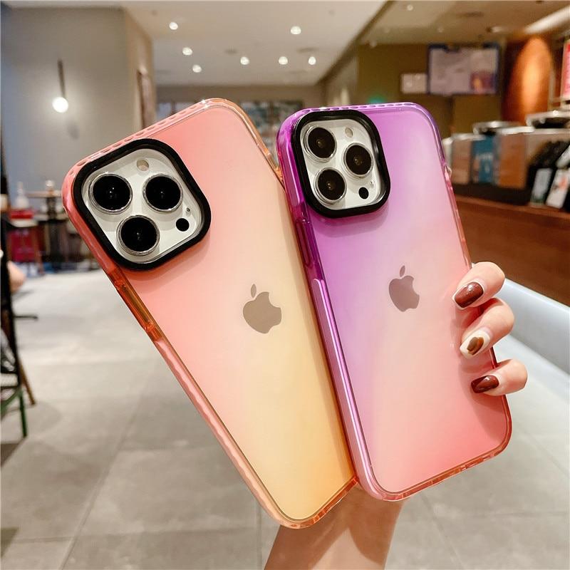 Ударопрочный градиентНый красочный чехол для телефона для iPhone 13 12 11 Pro Xs Max SE 2020 8 7 Plus X Xr Cover Роскошный прозрачный мягкий чехол из ТПУ
Ударопрочный градиентНый красочный чехол для телефона для iPhone 13 12 11 Pro Xs Max SE 2020 8 7 Plus X Xr Cover Роскошный прозрачный мягкий чехол из ТПУ