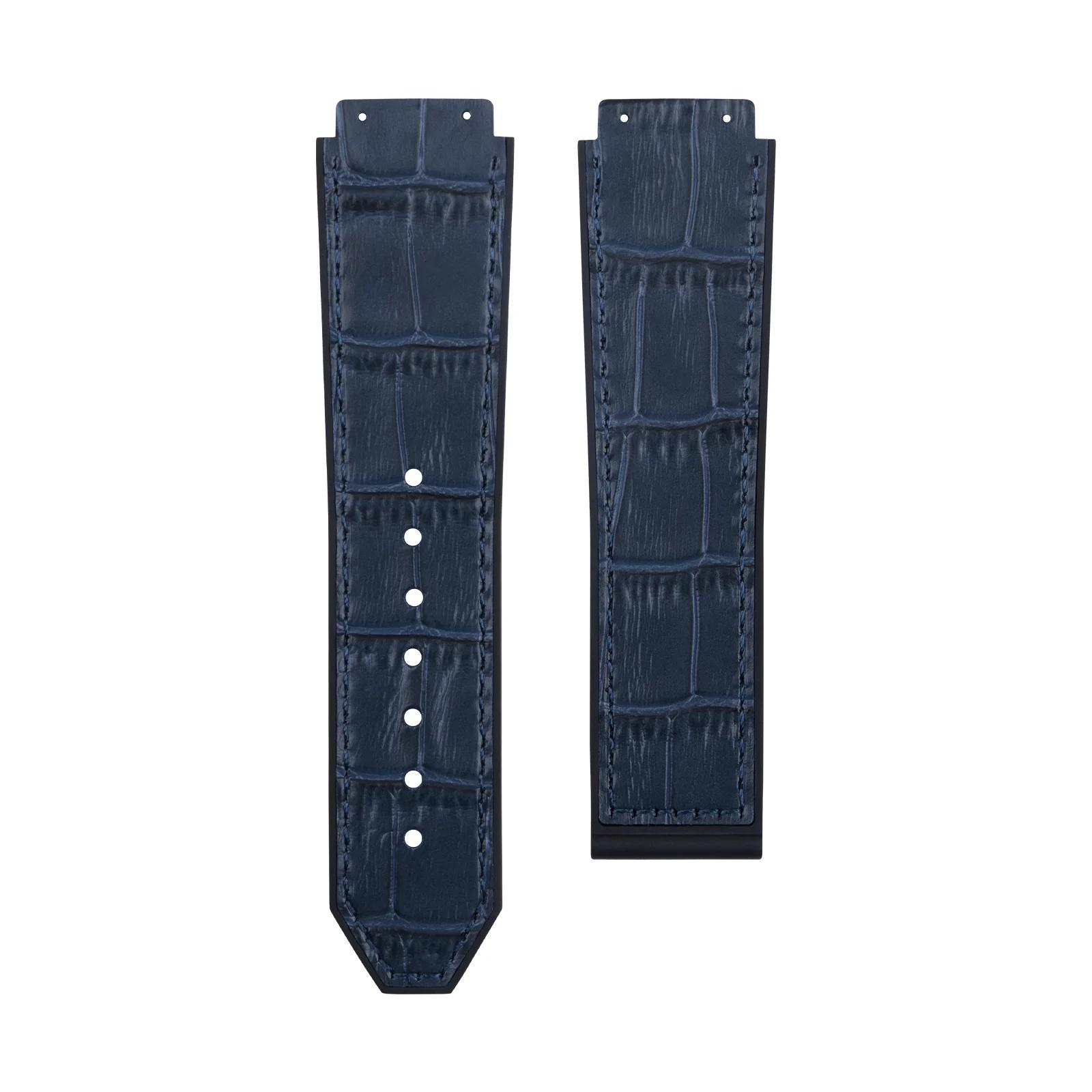 23x18mm Nature Rubber And Genuine Leather Wristband For Hublot Strap Watchband Metal Insert 42mm Fusion Series Accessories 23X20mm&No Buckle
23x18mm Nature Rubber And Genuine Leather Wristband For Hublot Strap Watchband Metal Insert 42mm Fusion Series Accessories 23X20mm&No Buckle