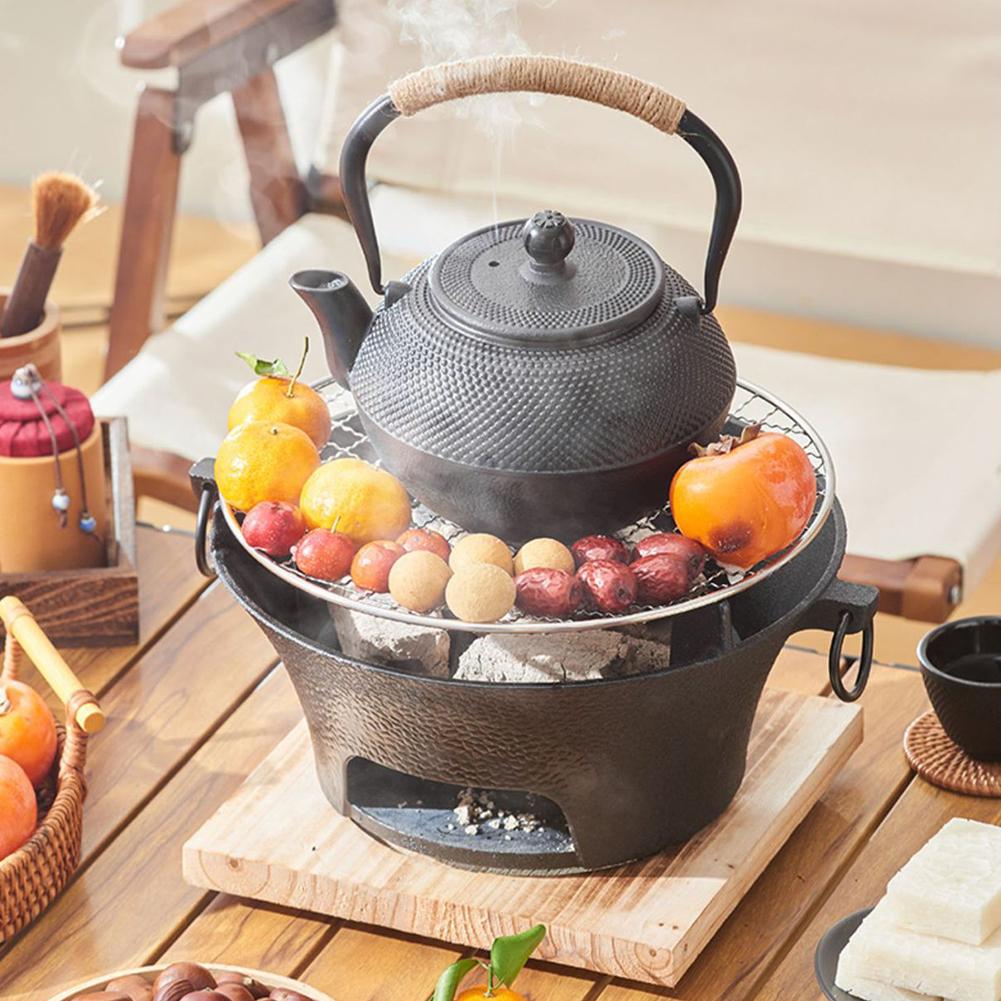 1PC Charcoal Stove Stainless Steel Barbecue Grill Tabletop Cast Iron Round Charcoal Grill Stove for BBQ Gathering Party Camping
1PC Charcoal Stove Stainless Steel Barbecue Grill Tabletop Cast Iron Round Charcoal Grill Stove for BBQ Gathering Party Camping