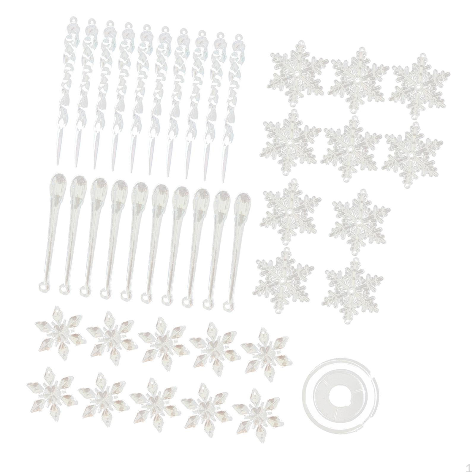 Рождественская елка Украшение Очарование Подвеска Творческие декоративные украшения Снежинка Quantity 27 
Рождественская елка Украшение Очарование Подвеска Творческие декоративные украшения Снежинка Quantity 27