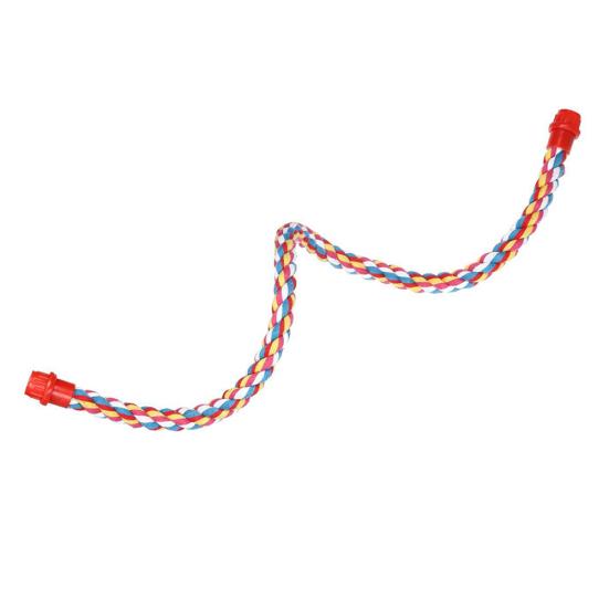 Pet Bird Parrot Parakeet Cotton Rope Coil Cage Decor Stand Perch Chewing Toy M різнокольоровий
Pet Bird Parrot Parakeet Cotton Rope Coil Cage Decor Stand Perch Chewing Toy M різнокольоровий