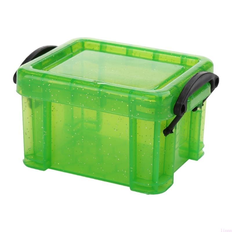 Mini Plastic Box with Locking Lid Stationery Jewelry Sewing Box Classroom Home зелений
Mini Plastic Box with Locking Lid Stationery Jewelry Sewing Box Classroom Home зелений
