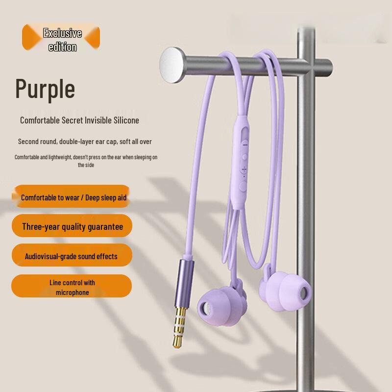 Sleep S2 Noise-Cancelling Earbuds: Soundproof, Comfortable In-Ear Fit for Side Sleeping, Wired Design
Sleep S2 Noise-Cancelling Earbuds: Soundproof, Comfortable In-Ear Fit for Side Sleeping, Wired Design