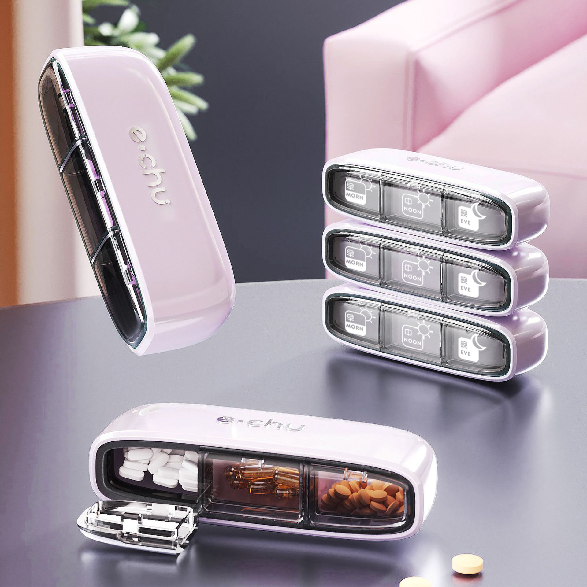 Portable Pill Organizer Box 3 Times A Day Daily Travel Tablets Holder for Vitamins Waterproof Mini Pocket Medication Case рожевий
Portable Pill Organizer Box 3 Times A Day Daily Travel Tablets Holder for Vitamins Waterproof Mini Pocket Medication Case рожевий