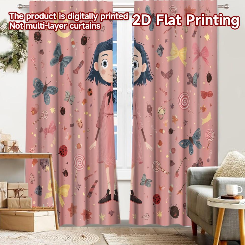 2pcs, 2D FLAT PRINTING Curtains (Without Rod) Whimsical Girl Christmas holiday curtains with digital printing Durable Polyester 52.50 × 116.00 cm 2 pcs
2pcs, 2D FLAT PRINTING Curtains (Without Rod) Whimsical Girl Christmas holiday curtains with digital printing Durable Polyester 52.50 × 116.00 cm 2 pcs