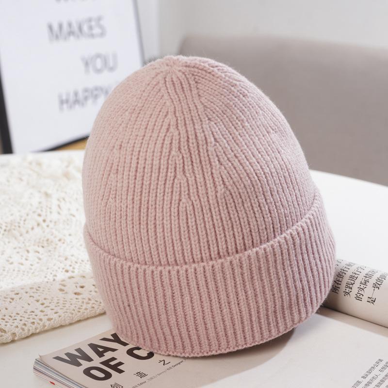 Hat Women s Autumn and Winter Warm Solid Color Velvet Knitted Wool Hat рожевий
Hat Women s Autumn and Winter Warm Solid Color Velvet Knitted Wool Hat рожевий