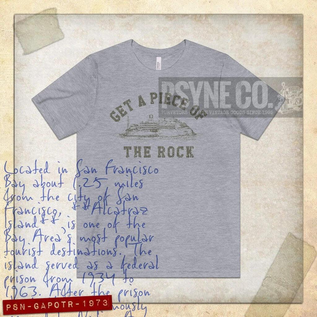 Get a Piece of The Rock 1973 Vintage Men s T shirt S
Get a Piece of The Rock 1973 Vintage Men s T shirt S