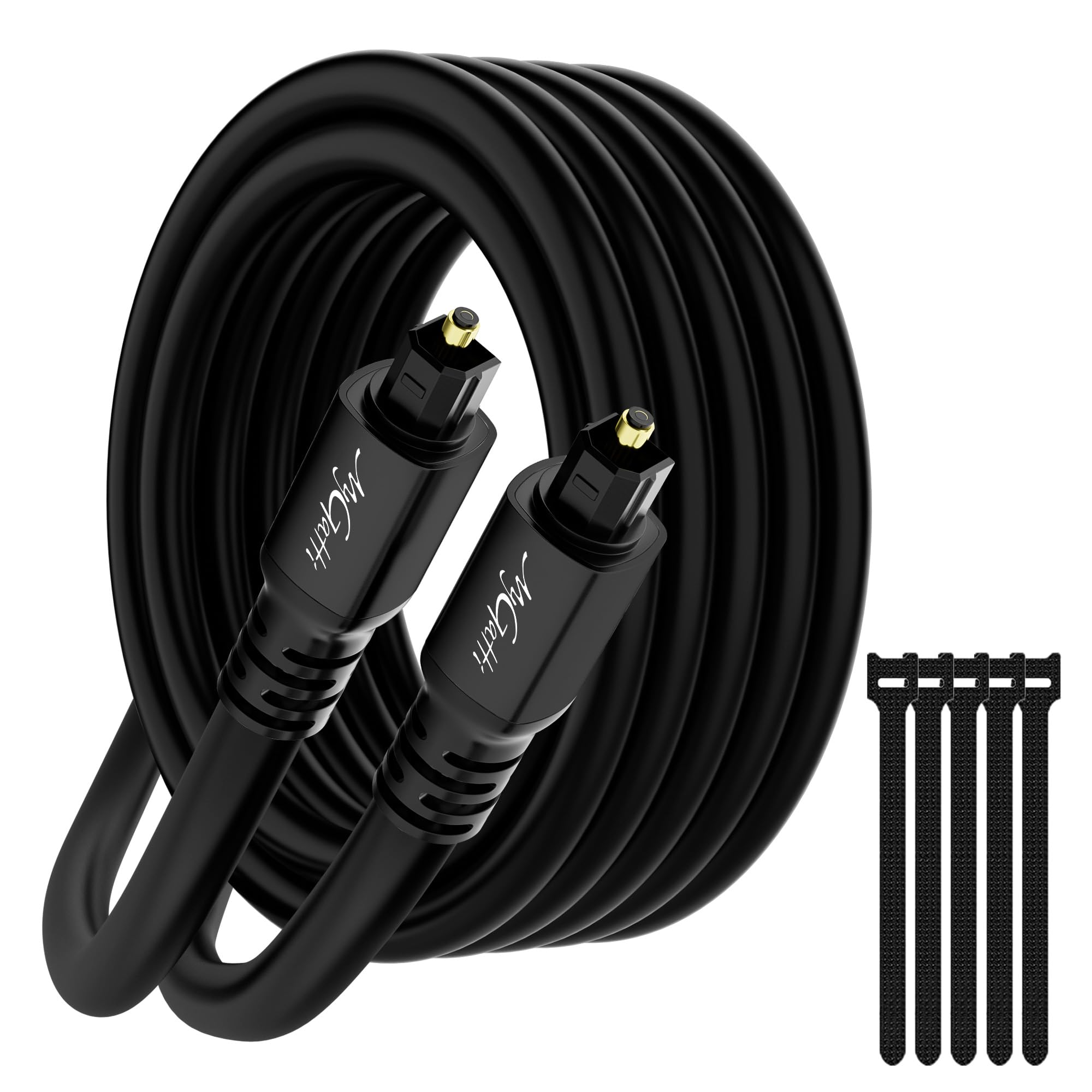 Toslink Optical Digital Audio Cable, 50m, Square, S/PDIF Optical Audio Cable with Gold-Plated Connectors, Hi-Fi Optical Coaxial Speaker Cable, Long Le
Toslink Optical Digital Audio Cable, 50m, Square, S/PDIF Optical Audio Cable with Gold-Plated Connectors, Hi-Fi Optical Coaxial Speaker Cable, Long Le