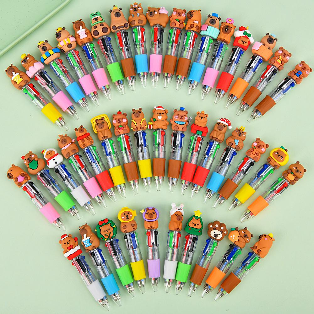 1 Pcs Capibala Mini Four Color Ballpoint Pen Fluent Writing Suitable for Office Work, Brushing Questions, Signing Writing, Diaries, Notes, Student Cl Random style 1Pcs
1 Pcs Capibala Mini Four Color Ballpoint Pen Fluent Writing Suitable for Office Work, Brushing Questions, Signing Writing, Diaries, Notes, Student Cl Random style 1Pcs