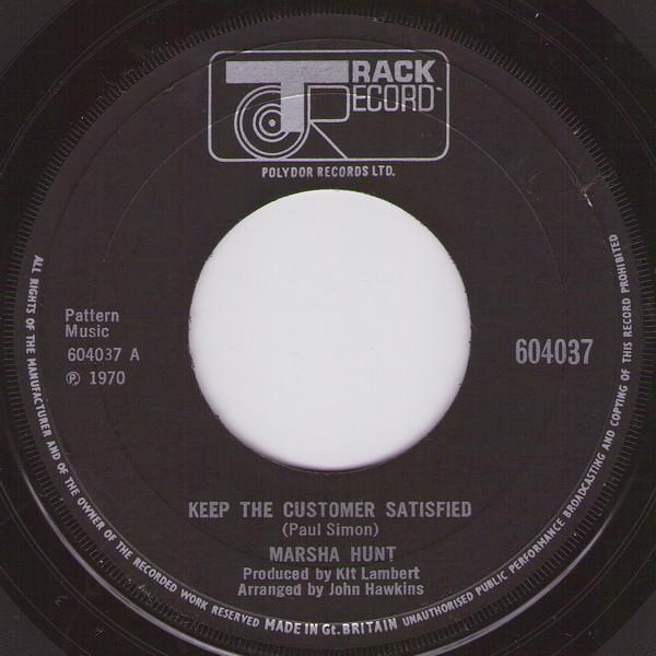 7-дюймовая пластинка MARSHA HUNT Keep The Customer Satisfied 604037 Track Record 1970 UK Rock Б/у
7-дюймовая пластинка MARSHA HUNT Keep The Customer Satisfied 604037 Track Record 1970 UK Rock Б/у