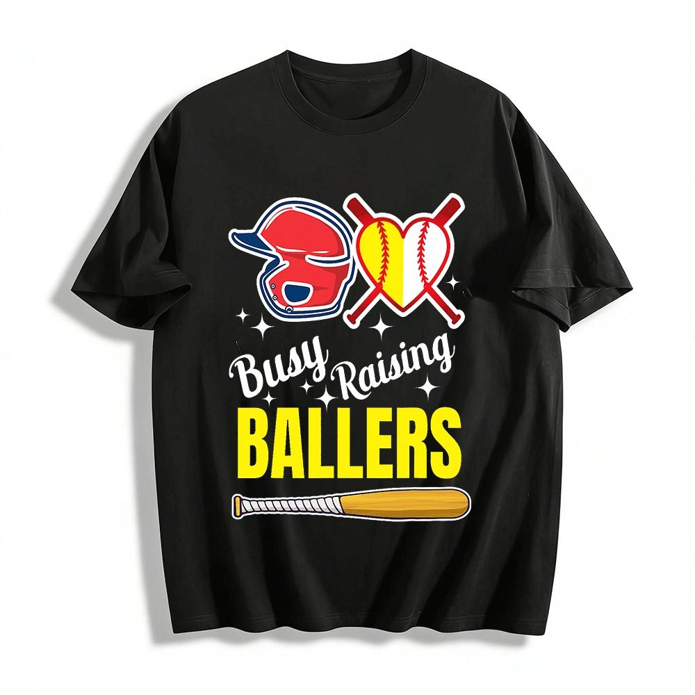 Busy Raising Ballers Baseball Themed Family Game Day Top Pure cotton T-shirt 6XL
Busy Raising Ballers Baseball Themed Family Game Day Top Pure cotton T-shirt 6XL