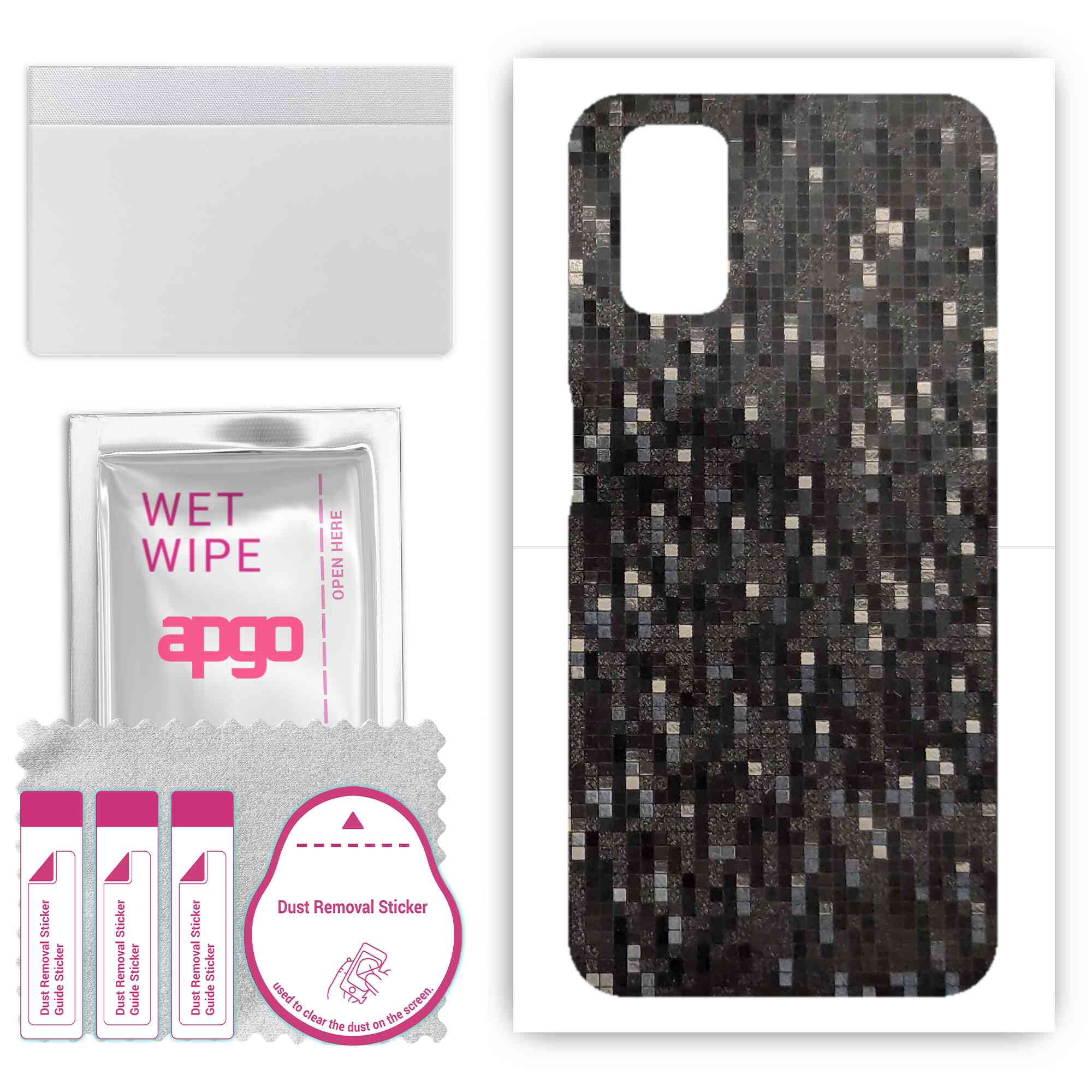 Apgo Protective Skin Sticker для задньої панелі, сумісної з Oppo A52, Wrap Film, Foil, Vinyl - Pattern Carbon Black Pixel
Apgo Protective Skin Sticker для задньої панелі, сумісної з Oppo A52, Wrap Film, Foil, Vinyl - Pattern Carbon Black Pixel