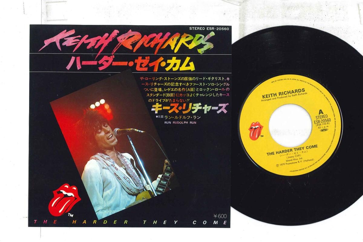 7inch Record KEITH RICHARDS - Harder They Come / Run Rudolph Run ESR20560 ROLLING STONES 1979 Japan Rock
7inch Record KEITH RICHARDS - Harder They Come / Run Rudolph Run ESR20560 ROLLING STONES 1979 Japan Rock