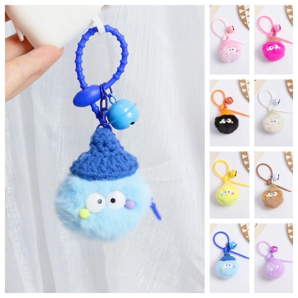 Cute Coal Ball Pendant Plush Stuffed Big Eyes Keyring Funny Bell Plush Keychain Earphone Case
Cute Coal Ball Pendant Plush Stuffed Big Eyes Keyring Funny Bell Plush Keychain Earphone Case